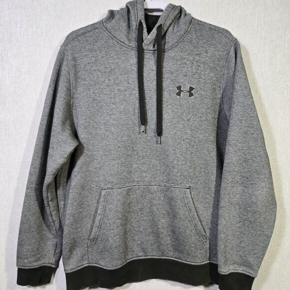 Under armour Other - Under Armour Hoodie Men Cold Gear Green Stripe Pullover Athletic Large